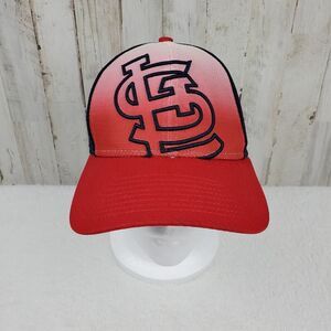 New Era St. Louis Cardinals Velcro Baseball Cap Red Blue OSFA
